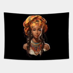 Afrocentric Girl Tapestry