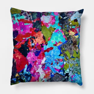 Colors of ephemeral art III / Swiss Artwork Photography Pillow