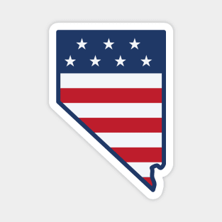 Stars and Stripes Nevada Magnet