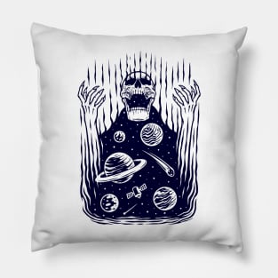 Space screaming Pillow