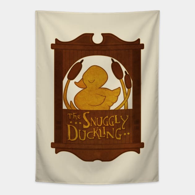 Snuggly Duckling Tapestry by Woah_Jonny
