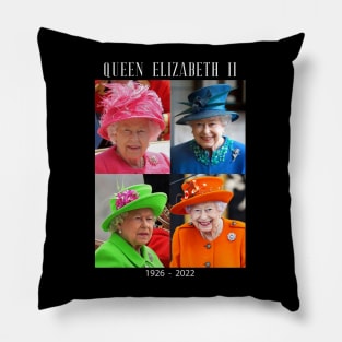 Rip Queen Elizabeth II God Bless the beautiful Queen 1926-2022 Pillow