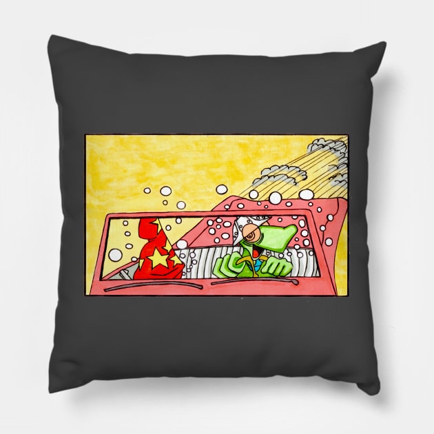 Cheech & Loathing Pillow by Toonacarbra Studio