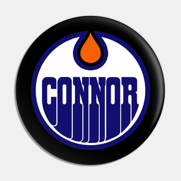 Connor McDavid, Oilers Hockey Pin by FanSwagUnltd