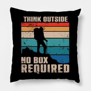 Think outside - no box required Pillow