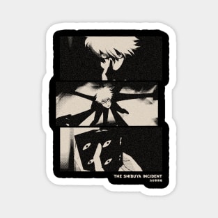 The Shibuya Incident Gloomy Halftone Fanart Design Magnet