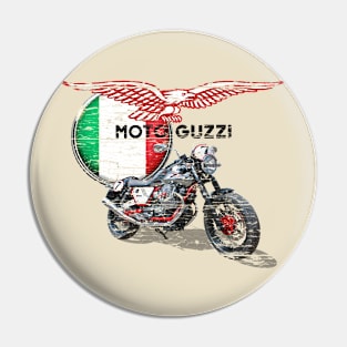 Moto Guzzi, distressed Pin