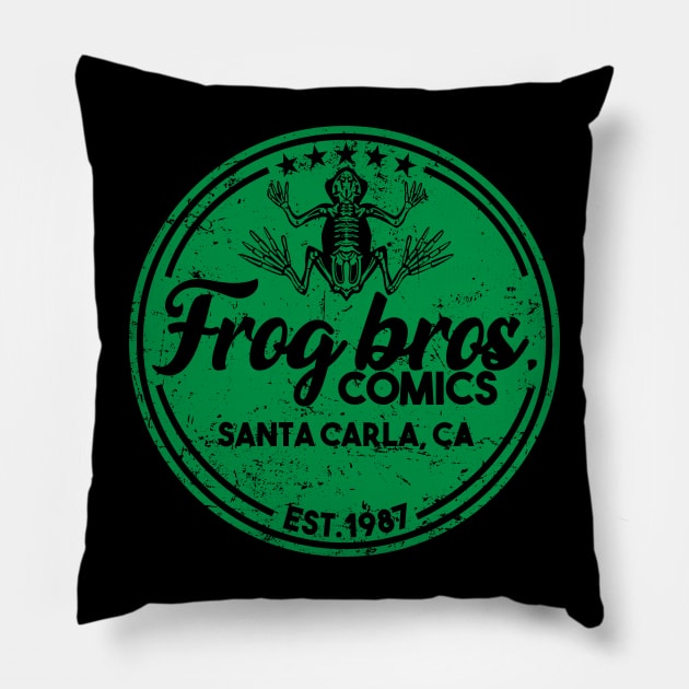 Frog Bros. Pillow by SuperEdu