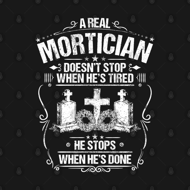 Mortician Funeral Director Mortuary Cemetery by Krautshirts