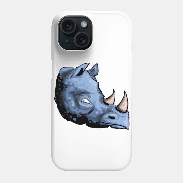 Rhino Phone Case by viSionDesign