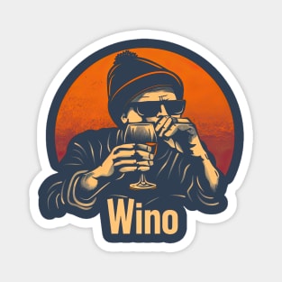 Wino 4 ever , version 2 Magnet