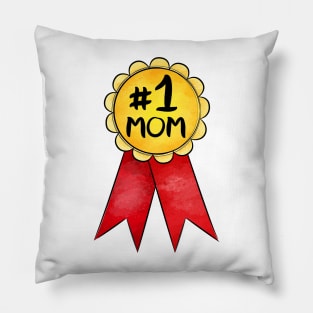 Number 1 Mom Medal Pillow