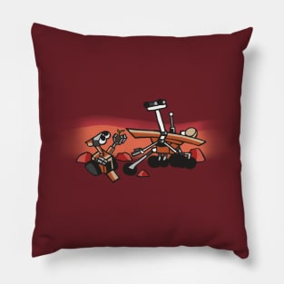 Wall-E Meets Curiosity Pillow