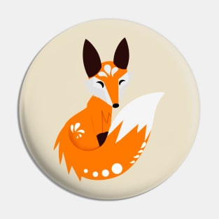 Adorable fox Pin