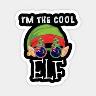 Christmas  I'm The Cool British Virgin Islanders Elf - Gift for British Virgin Islanders From British Virgin Islands Magnet