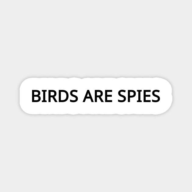 Birds are Spies Magnet by psanchez