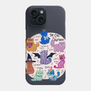 Halloween cats Phone Case