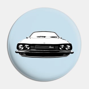 Austin Princess 1970s British classic car block black/white Pin