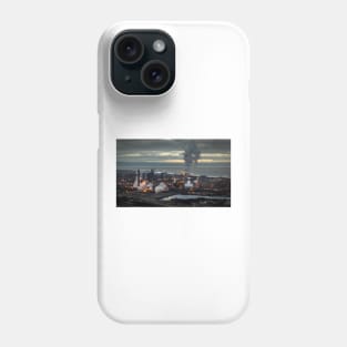 Smoke Towers, Port Talbot Steel Works - 2014 Phone Case