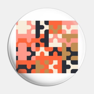 Geometric abstract pattern Pin