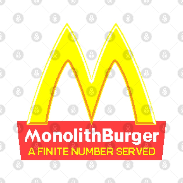 Monolith Burger 8-bit by CCDesign