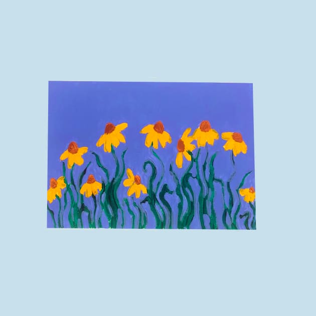 Blue Daisies by Blue Cheri