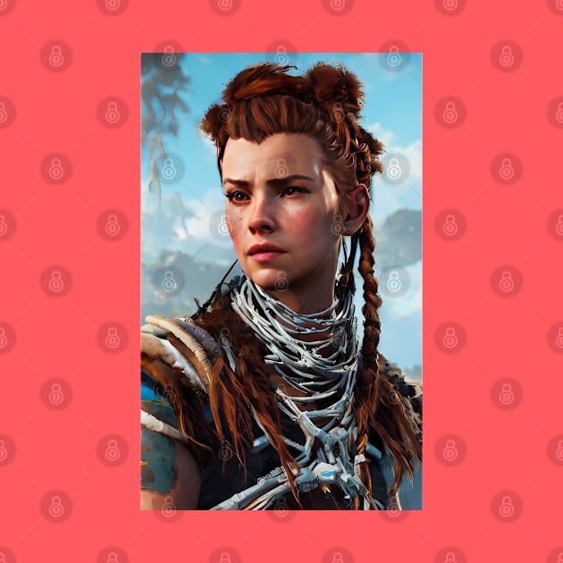 Horizon Zero Dawn - Aloy Portrait by AfroMatic