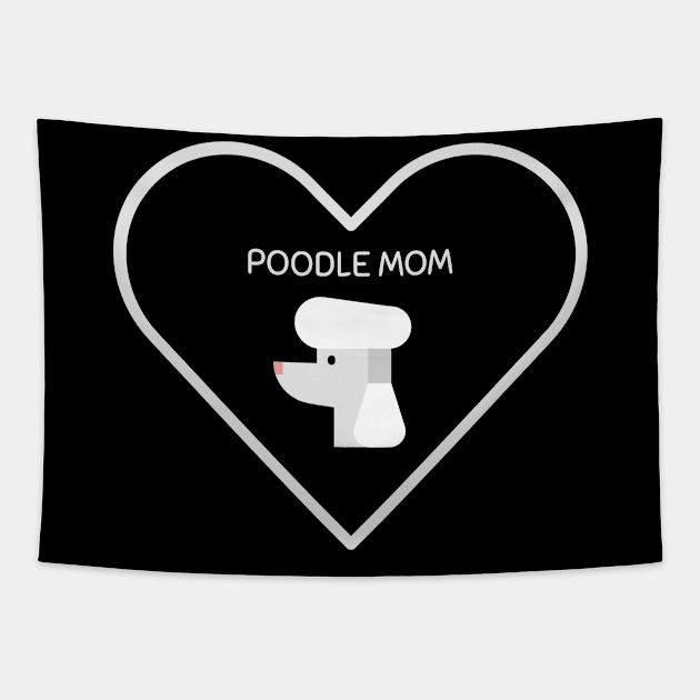 Poodle Mom Tapestry by Art By Mojo