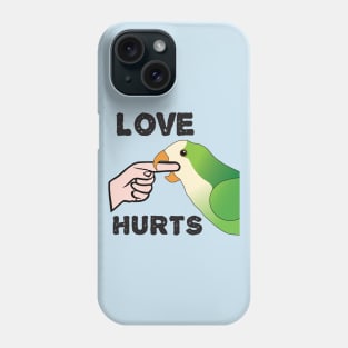 Love Hurts - Quaker Parrot Phone Case