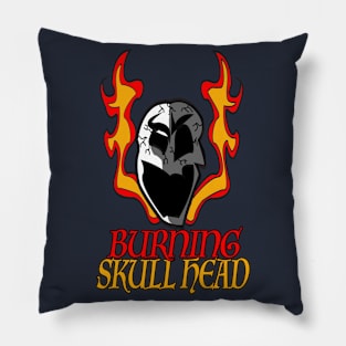 Burning Skull Head Pillow