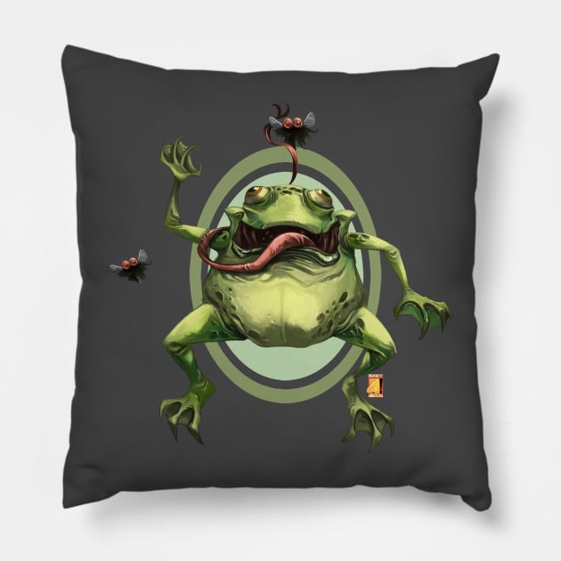 frog Pillow by Narizamavizca