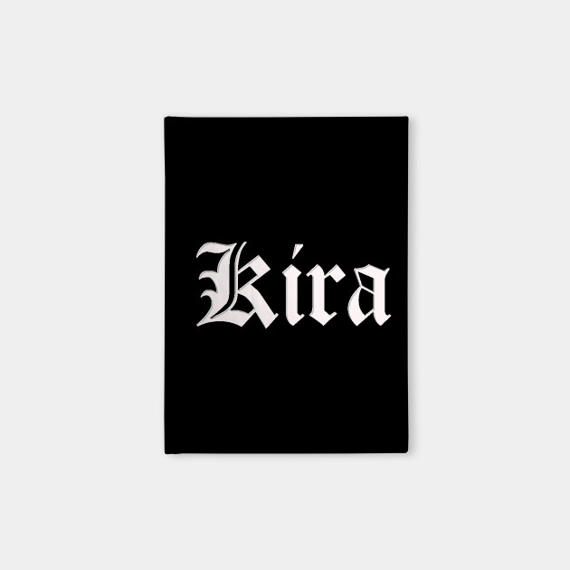 Anime Kira Death Not Logo Death Note Notebook Teepublic Au
