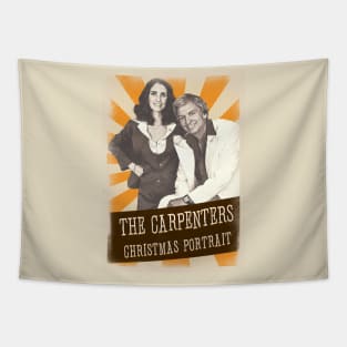 Vintage Aesthetic The Carpenters Christmas Portrait Tapestry