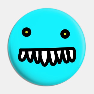 Monster Face - Toothy Tobe Pin