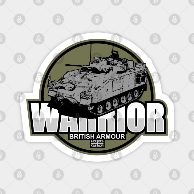 British Army Warrior Magnet by TCP