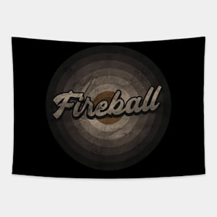 RETRO BLACK WHITE - Fireball Whiskey Tapestry