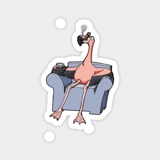 Boston Legal Flamingos Denny Magnet