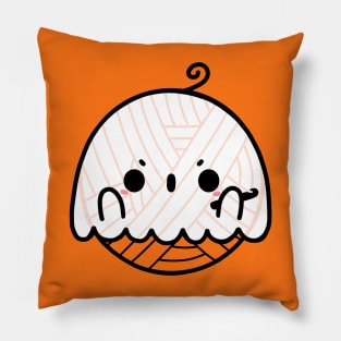 Spoopy Yarn Crochet Ghost Pillow