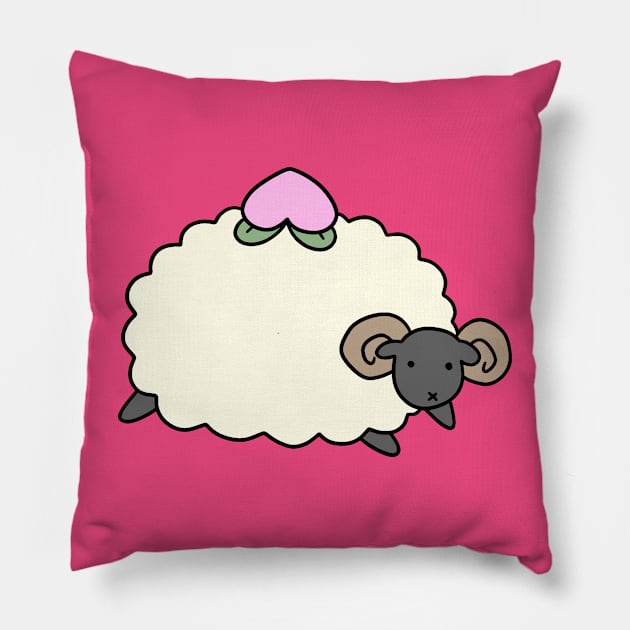 Peach Fruit Ram Pillow by saradaboru