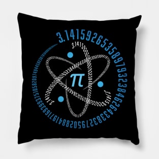 Pi Day Spiral Pi Math Number Symbol 3.14 Pillow