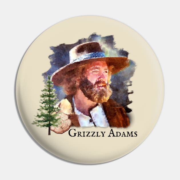 Grizzly Adams Pin by Neicey