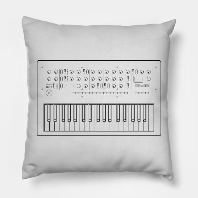 Korg Minilogue XD Pillow by s0nicscrewdriver