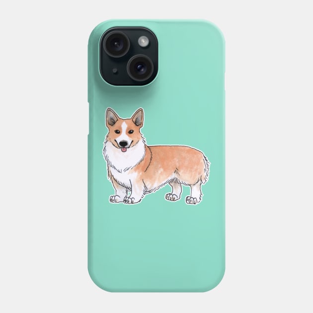 Welsh corgi dog Phone Case by Savousepate