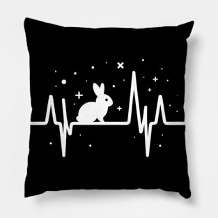 Starry Rabbit Heartbeat Pillow