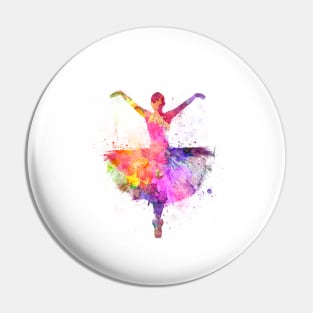 Woman ballerina ballet dancer dancing Pin