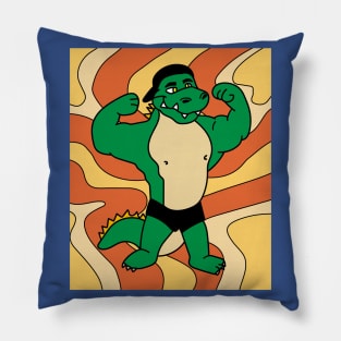 Crocodile Muscles Trained Sports Pillow