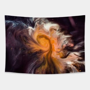 Nebula acrylic painting Tapestry