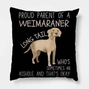 Weimaraner Long Tail Dog Pet Lover Pillow