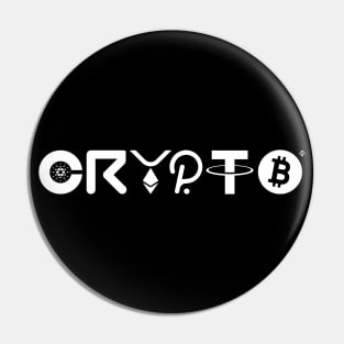 Crypto if it had a logo Pin