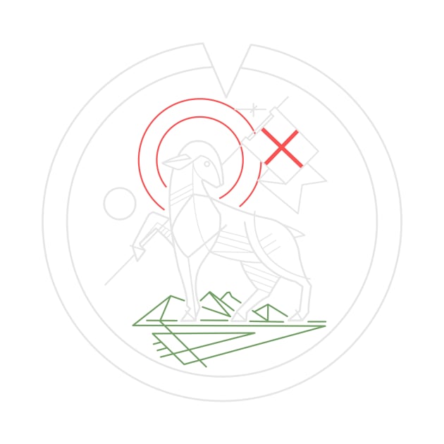 Lamb of God symbol illustration by bernardojbp